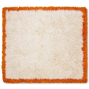 Fluffy square rug Retro Summers