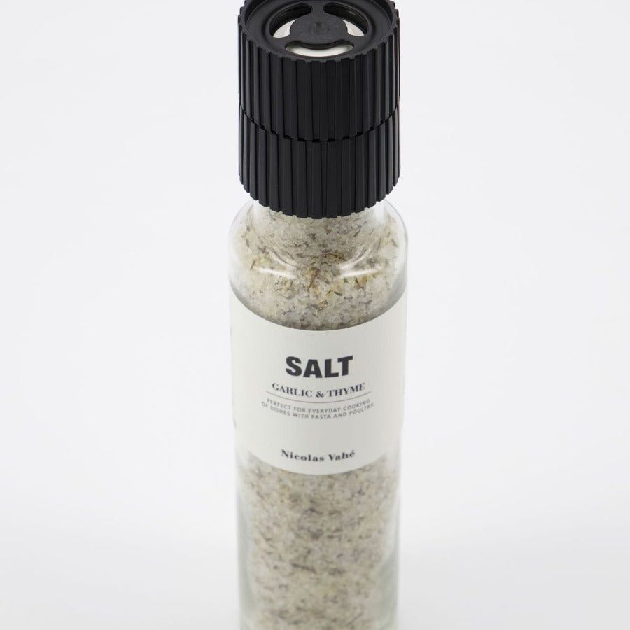 Sea salt with garlic and thyme