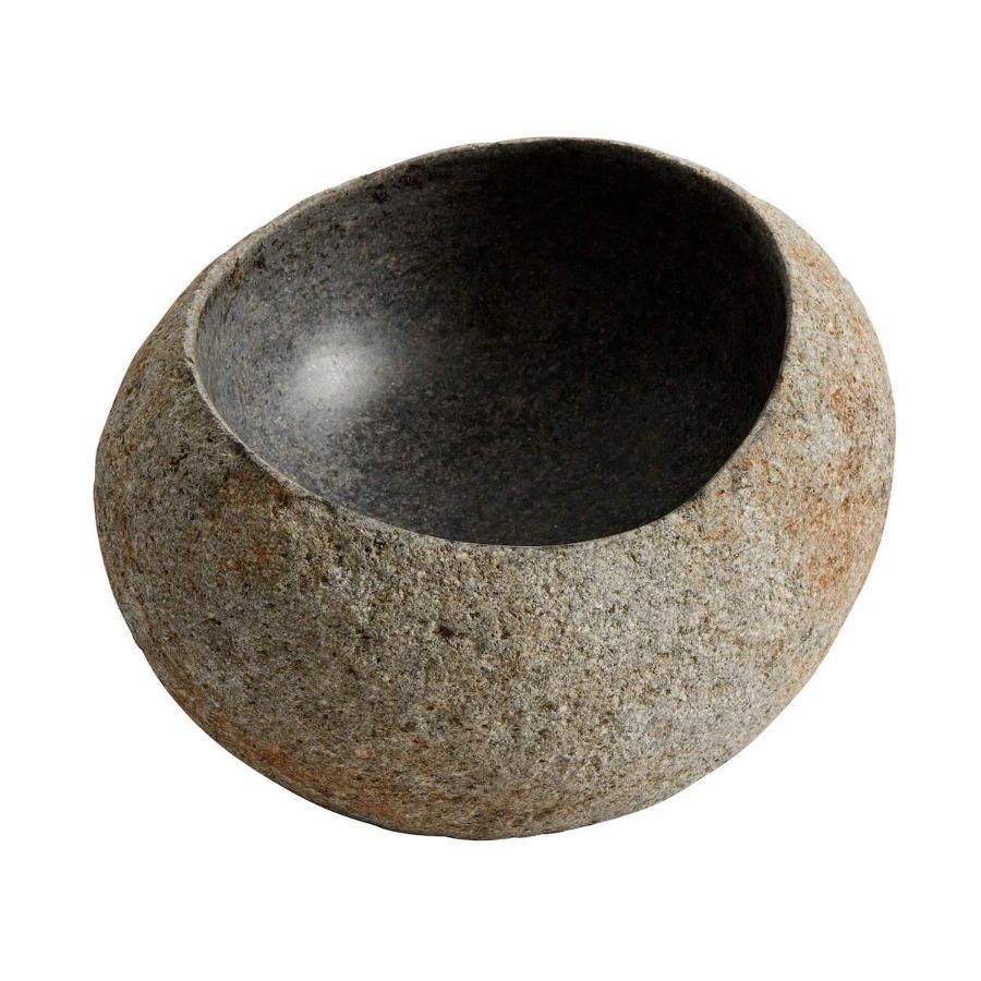 bowl in riverstone hand made unique shape and color raw pot kauss jõekivist unikaalne disain mõõt käsitöö lillepott