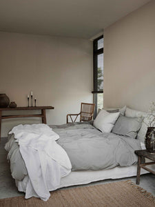 Pillowcase organic cotton, white 50x60