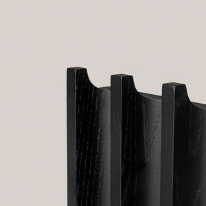 Column Coat Rack | Oak | Black