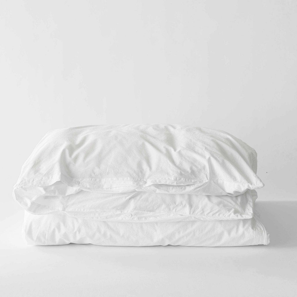 valge orgaanilisest puuvillast valmistataud voodipesu tekikott tekikotid duvet cover voodikatted 