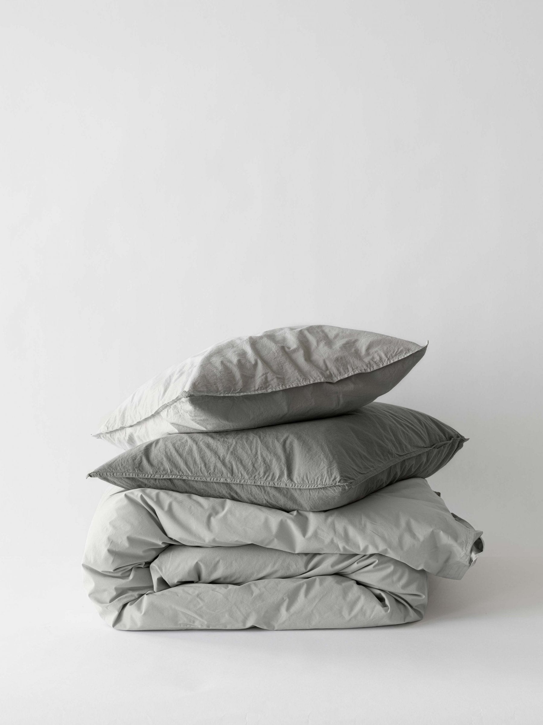 Duvet cover organic cotton, dark grey, 140x200