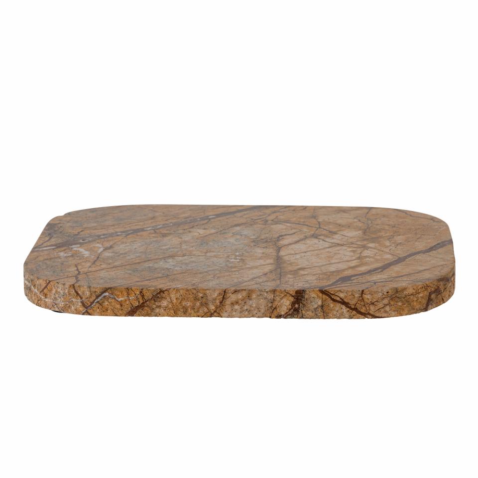 Brown marble serving tray