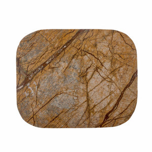 Brown marble serving tray