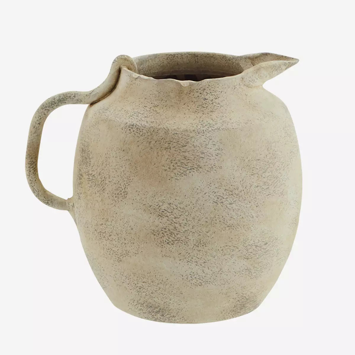 Terracotta vase with handle