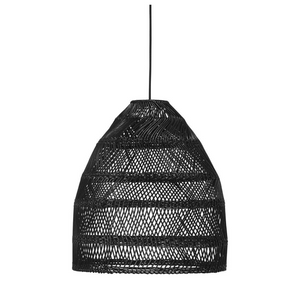 ceiling lamp rattan wicker black tall laelamp rotang õhuline piklik bohemian stiilne suvekodu valgusti