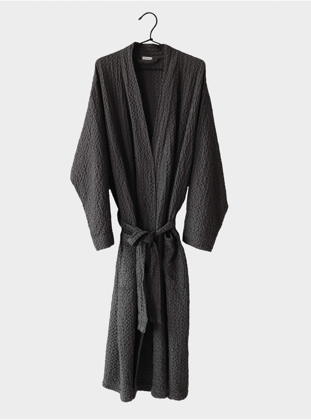 Cotton bathrobe Charcoal L/XL